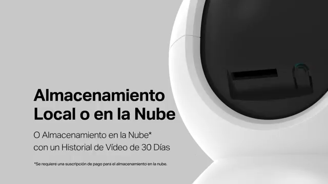 almacenamiento en la nuebe de la Tapo C210