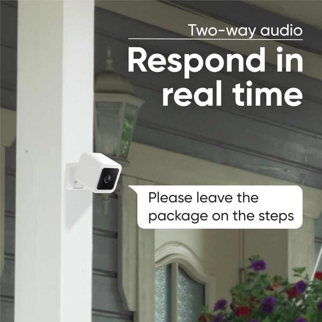 audio bidireccional del a wyze cam v3
