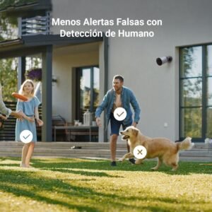 deteccion de movimiento y humano con menos falsas alarmas de la camara ezviz 4MP