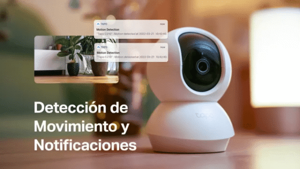 deteccion de movimiento y notificaciones de la Tapo C210