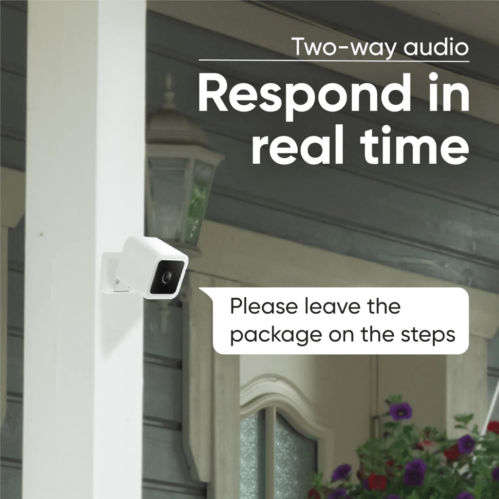 audio bidireccional en para comunicarte con tus familiares en tiempo real