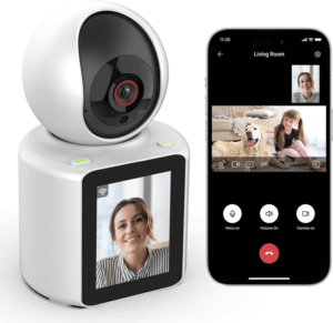 IMAGEN DE LA CAMARA DE SEGURIDAD SHIWOJIA CAMARA WIFI INALAMBRICA PARA EL CUIDADO DE ADULTOS MAYORES EN CASA