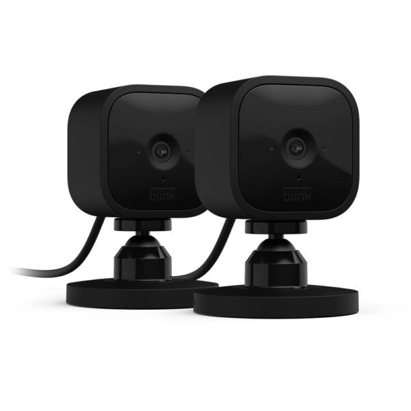 imagen de dos camaras blink mini para supervision de mas areas