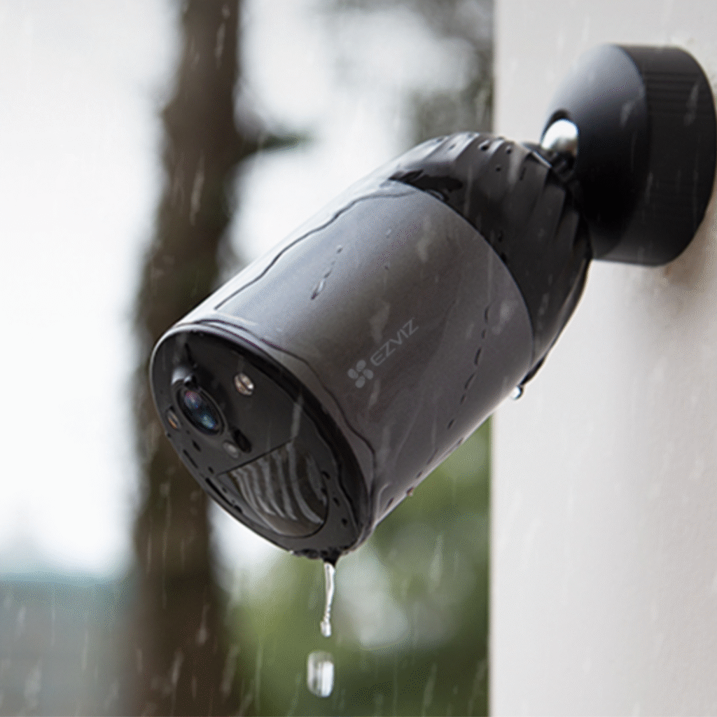 ip 66 resistente al agua y al polvo para su uso en exterior de la camara ezviz 4MP