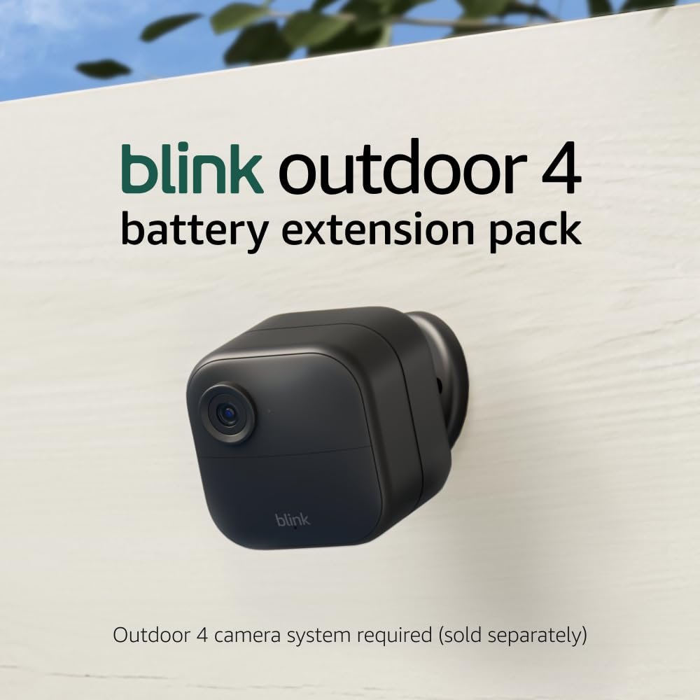 larga autonomia de la camara blink outdoor 4 extensible hasta 4 años