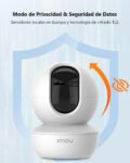 Modo privacidad tecnologia tls y servidores en europa para una mayor proteccion en los datos con la imou 4mp