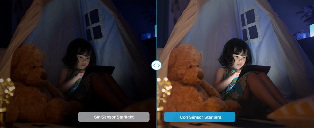 sensor starlight para una mayor calidad de imagen de la Tapo C225
