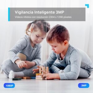 vigilancia intensa y nitida de 1080p a 3mp de la tapo c210
