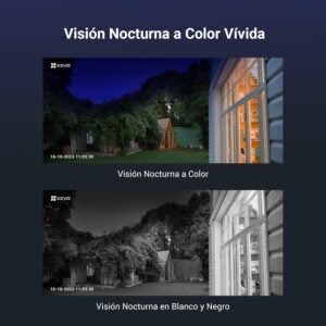 vision nocturna a color vivida en la camara ezviz 4MP