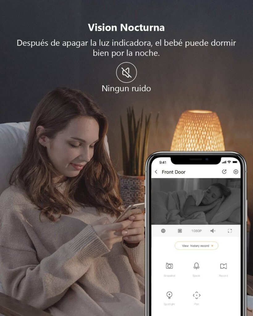 vision nocturna para ver en la oscuridad imou 4mp