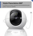visión panorámica de 360 grados de la tapo c200