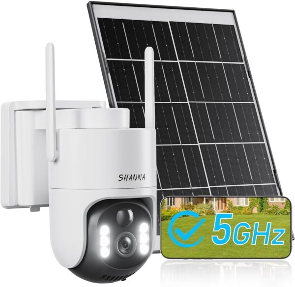 CAMARA DE VIGILANCIA EXTERIOR CON WIFI SOLAR
