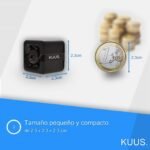 TAMAÑO DE LA KUUS C1 MINI CAMARA ESPIA 2,3 CM