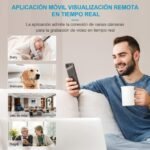 VISUALIZACION REMOTA DESDE EL MOVIL EN TIEMPO REAL EN LA AOBOCAM 4K CAMARA ESPIA HD MINI WIFI 2,4 GHZ