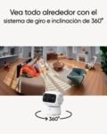 sistema de giro e inclinacion de 360 grados en la eufy security indoor cam s350