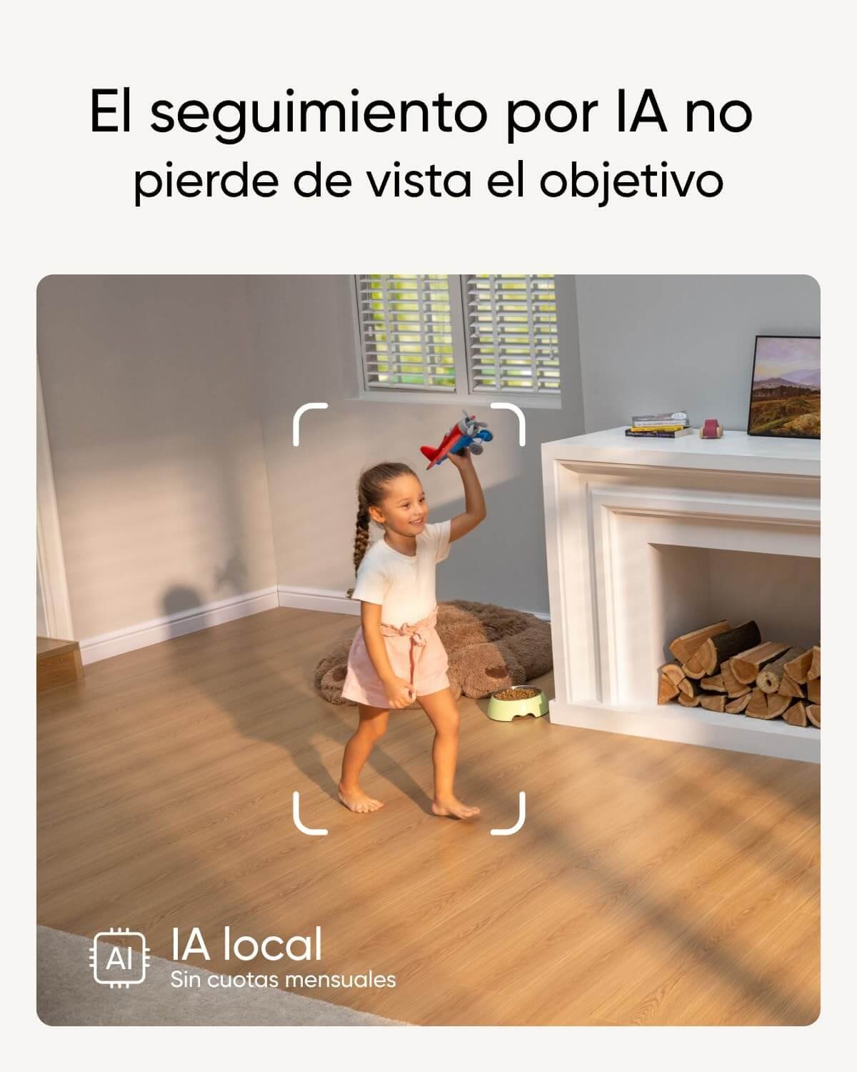 el seguimiento inteligente no pierde de vista el objeto con la eufy security indoor cam s350