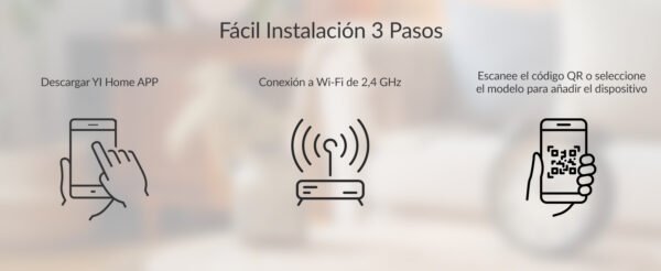 fácil instalacion de la yi dome guard 2k