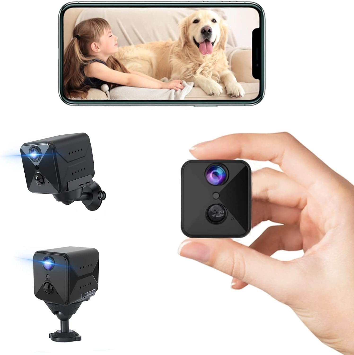 Javiscam Mini Cámara de Vigilancia 2K