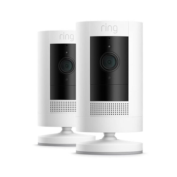 imagen destacada de la ring camara exterior con bateria stick up cam