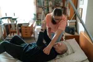 sensores de movimiento en cama