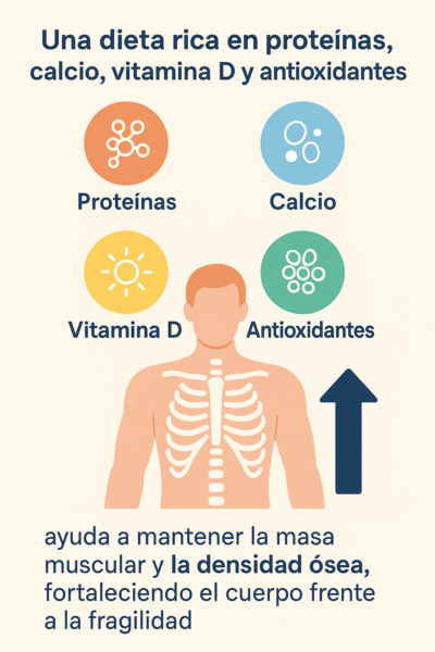 dieta adecuada para prevenir la caida en personas mayores